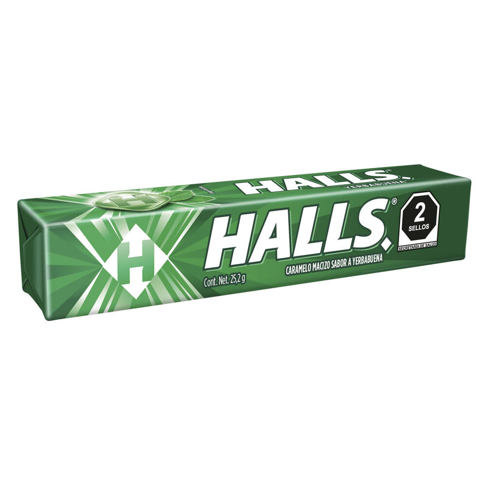 Pastilla Yerbabuena Halls Caja con 18  Pack image number 1